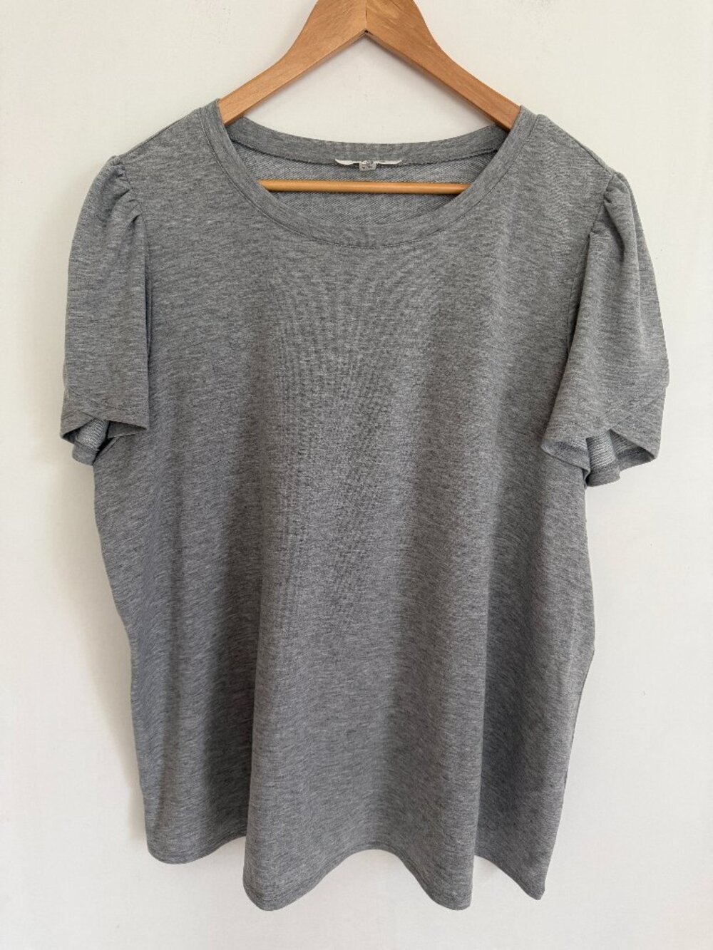 Cable & Gauge Women Gray Short Sleeve Pullover T Shirt Size 2X